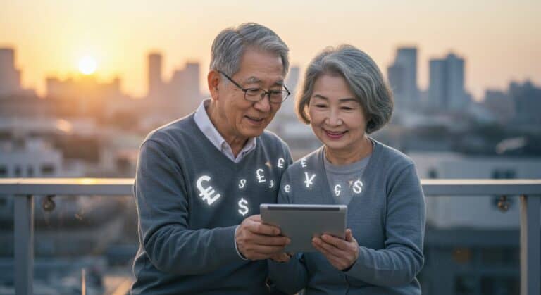 기초연금 자격조건 총정리! 신청 기준과 소득기준까지 1 기초연금 자격조건 정보를 태블릿으로 함께 확인 중인 노부부