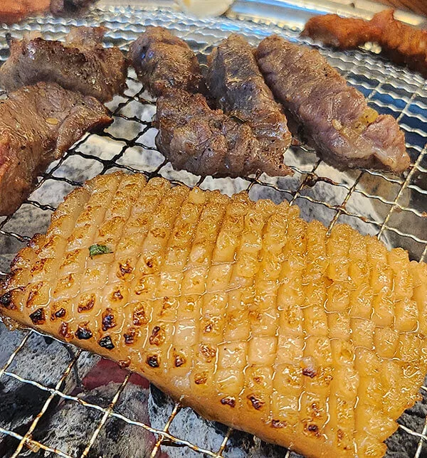 황소식당 옥정점 후식으로 먹는 돼지껍대기
