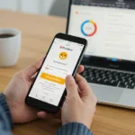 애드센스 수익 계좌로 카카오뱅크 등록하는 장면