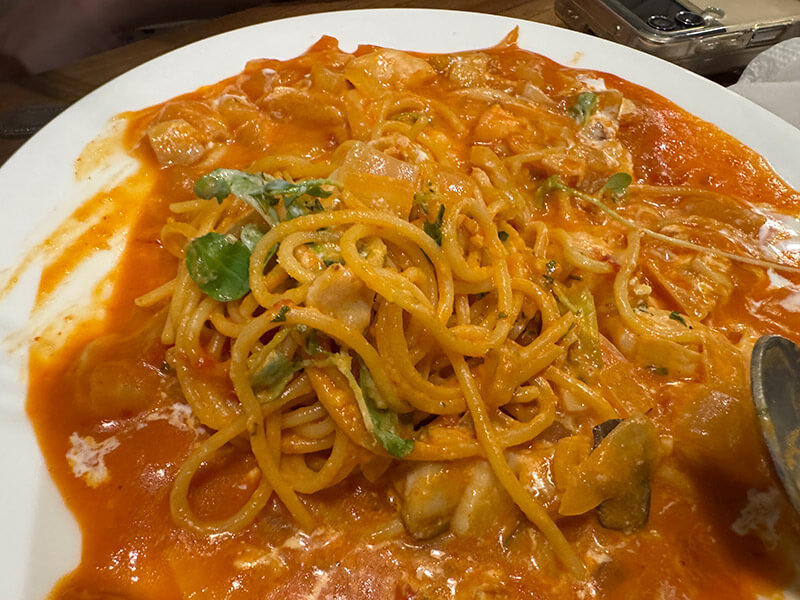 매콤한 로제파스타