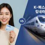 K-패스와 KTX 힘내라 청춘 청년 교통비 할인 비교