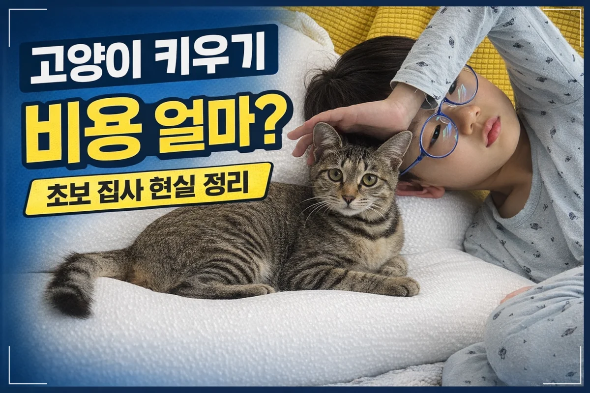 고양이 키우기 전 필수 비용 초보 집사 가이드