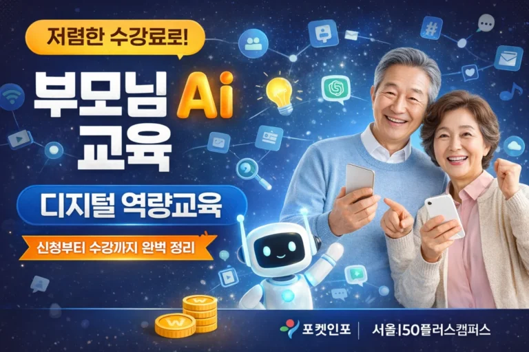 부모님 AI 교육 추천, 신청 방법부터 수강까지 완벽 가이드 6 부모님 AI 교육 신청 방법과 서울시 중장년 AI 교육 안내 썸네일