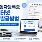 자동차등록증 인터넷 재발급방법과 분실 시 준비물 및 비용 안내