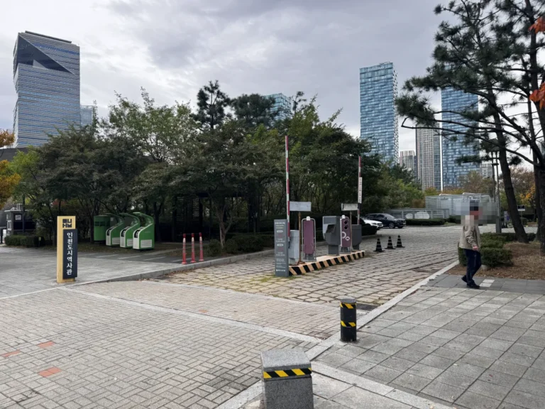 송도 센트럴파크 무료주차장, 인천도시역사관 위치와 이용시간 1 송도 센트럴파크 무료주차장 인천도시역사관 진입로 모습